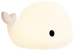 Tafellamp wit 50cm incl. LED dimbaar IP54 oplaadbaar - Baby Whale