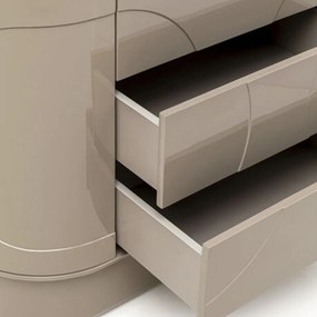 Beige Retro Ladekast - 100x42x75cm.