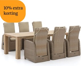 + 10% kassakorting | Diningset Intenso | 6 personen | Tuinset teakhout | 7-delig | Kees Smit Tuinmeubelen