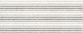 Jabo Borneo White wandtegel streep 30x75cm gerectificeerd