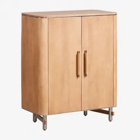 Osaka Dressoir Van Mangohout En Staal ↔︎ 90 Cm - Sklum