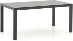 Tuin eettafel Manifesto | Rechthoekig | Tuintafel Aluminium | 160x90cm | 4 personen | Kees Smit Tuinmeubelen