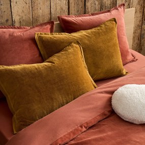 Noria Biface fluweel/gewassen katoenen kussensloop