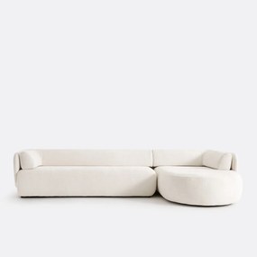 Hoekbank rechts, dik fluweel, Méridiano