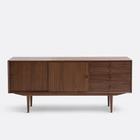 Vintage buffetkast met 2 deuren en 4 lades Quilda