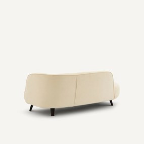 Slaapbank links, in polyester, ROSEBURY, ontwerp Emmanuel Gallina