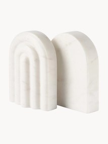 Marmeren boekensteunen Malie, 2 stuks