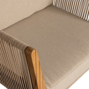 Exotan San Remo - Loungestoel - Teak - Zand - Exotan