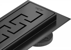 Mexen Flat M15 lineaire afvoer 60 cm, zwart - 1724060-15