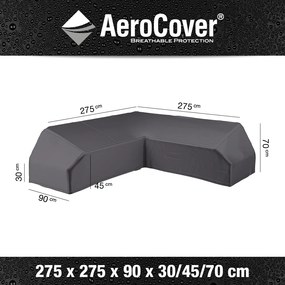 Platform loungesethoes 275x275x90xH30/45/70 cm– AeroCover