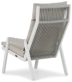 Tuinstoel Aluminium Wit Coco Valentino