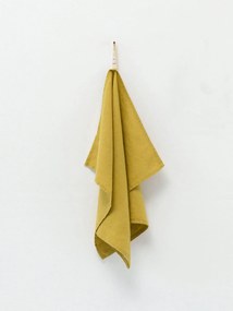 Theedoek Lemon Curry van linnen