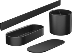 Hansgrohe WallStoris Bundelset Badkamer 50cm Mat Zwart