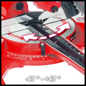 Einhell TC-SM 2534/1 Dual afkortzaag