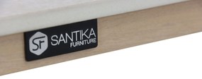 Stoel en Bank Loungeset 5 personen Aluminium Taupe  Santika Furniture Santika