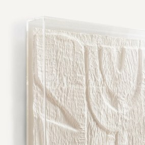 Muurdecoratie in reliëfpapier , Urbino