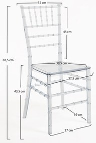 Zeslo Polycarbonaat Stoel