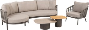 Demi Puglia chaise longue loungeset 5 delig terre Taste 4SO