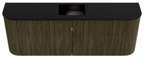 Mondiaz Joya 115cm toiletmeubel ronding links/rechts shadow met wastafel faye midden zonder kraangat urban