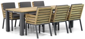 Tuinset 6 personen 230 cm Teak Old teak greywash Lifestyle Garden Furniture Dakota/Veneto