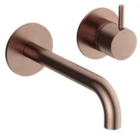 Hotbath Cobber Afbouwdeel - voor wastafelkraan - 18cm uitloop - Geborsteld Koper PVD CB105EXT18BCP