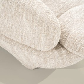 Design Bank Organische Vorm Beige