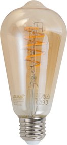 Set van 5 Smart E27 dimbare LED lampen ST64 amber 4.9W 320 lm 2500K Zigbee