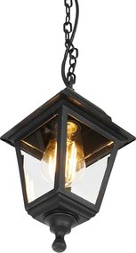 Klassieke buiten hanglamp zwart IP44 - Capital