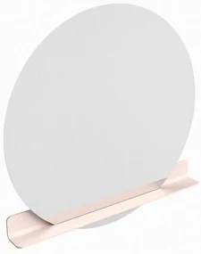 Mondiaz Spot spiegel rond Ø120cm met planchet rosee
