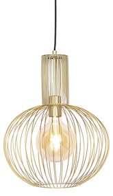 Set van 5 Design hanglampen goud - Wires Design E27 Binnenverlichting Lamp