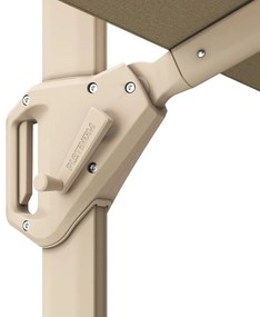 Platinum Challenger Premium T1 4x3 m - Champagne Sandstone met Modena voet en hoes