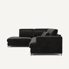 Hoekslaapbank links fluweel chenille, Marsile