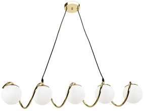 Hanglamp APP1780-5CP Gold