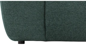 Goossens Excellent Bank Kubus - 30 X 30 Cm Stiksel blauw, stof, 1,5-zits, modern design met chaise longue rechts