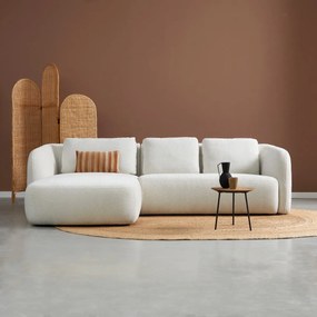PEPP Interiors Cloud Hoekbank Met Ronde Vormen CL Links Creme Raven 22
