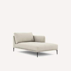 Katoen en linnen longchair, Oscar, ontwerp Emmanuel Gallina