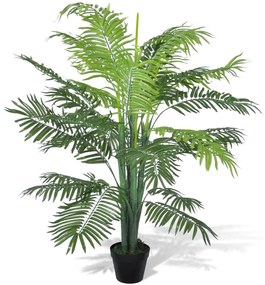 vidaXL Kunst Phoenix palmboom met pot 130 cm