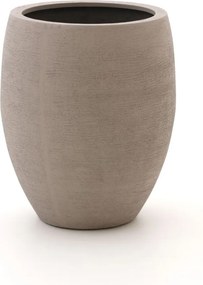 Bloempot Luca Lifestyle Terreno | Taupe Kunststof | ø55cm | Geschikt voor buiten en binnen | Kees Smit Tuinmeubelen