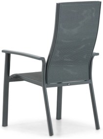 Tuinset 4 personen 180 cm Aluminium/textileen Grijs Hartman Sitges/Mateo