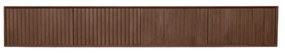 Starfurn Madison Walnut Zwevend Tv-meubel Walnoot Ribbels 200 Cm - 200x35x30cm.