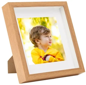vidaXL Fotolijsten 5 st voor 20x20 cm foto 3D 28x28 cm eikenkleurig