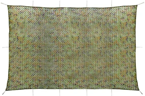 vidaXL Camouflagenet met opbergtas 6x8 m