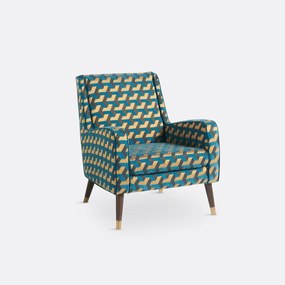 Fauteuil in fluweel, (Y)