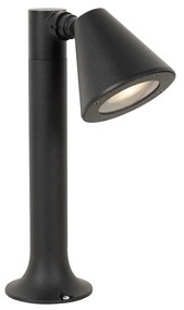Modern buiten paaltje zwart 30 cm IP44 verstelbaar - Ciara