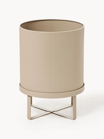 Bloempot Bau met geribbeld oppervlak, H 38 cm