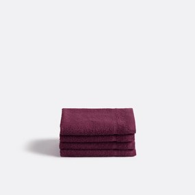 Set van 4 gastendoekjes in badstof 600 g/m², Zavara