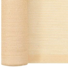 vidaXL Privacynet 1x25 m HDPE beige
