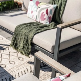 Garden Impressions Solea loungeset 4-delig - donker grijs