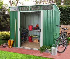 Vitavia Tuinberging Lübeck 86 - dennegroen/weiß - Tuinberging metaal L181 x B224 x H203cm