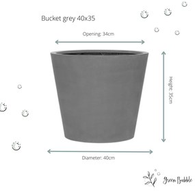 Pot Bucket Grey